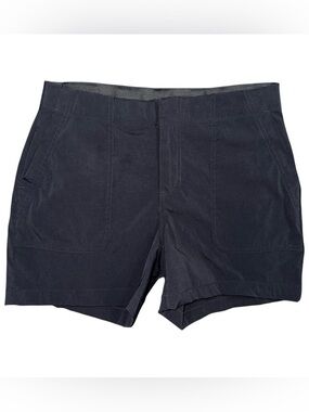 Eddie Bauer Women’s 4 Black Lightweight Hiking Shorts Utility Patch Pocket Nylon